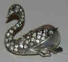 French Paste Swan 800 Silver Brooch.jpg (219552 bytes)